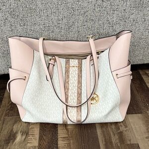 Michael Kors Blush and Cream Tote